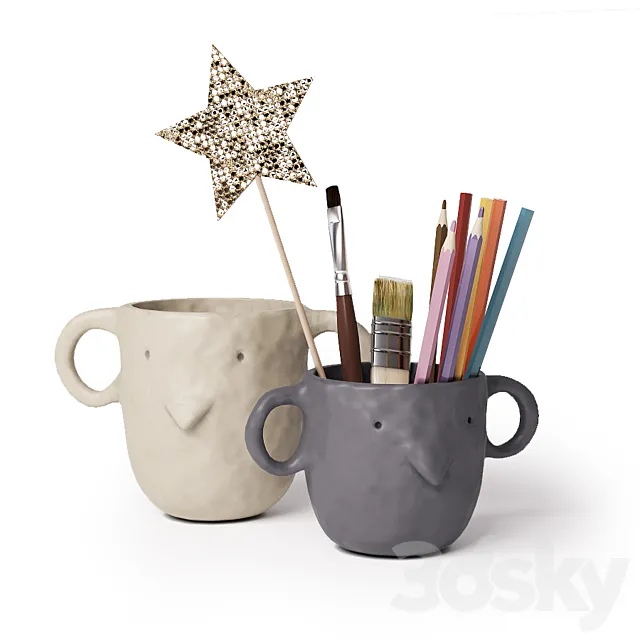 Ferm Living - Mus Plant Pot 3D Model