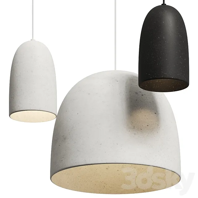 Ferm Living Speckle Pendant Lamps 3D Model