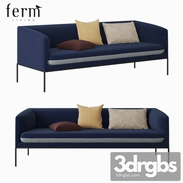 Ferm Turn Sofa 3D Model Free