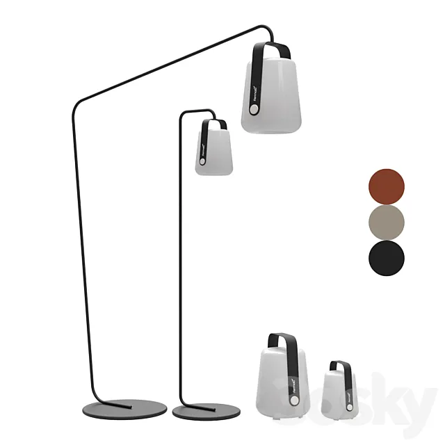 Fermob Balad Lamps Set 3DModel