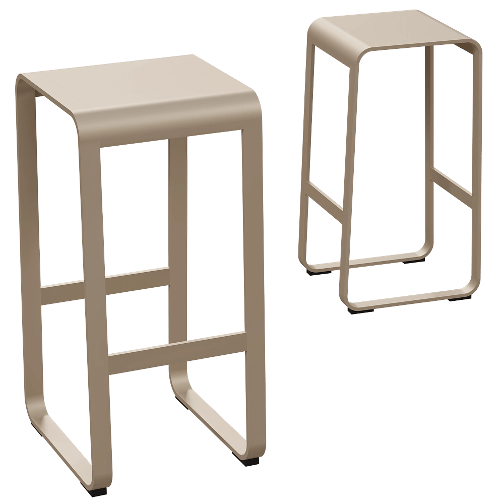 Fermob - Bar Stool Bellevie 3D Model