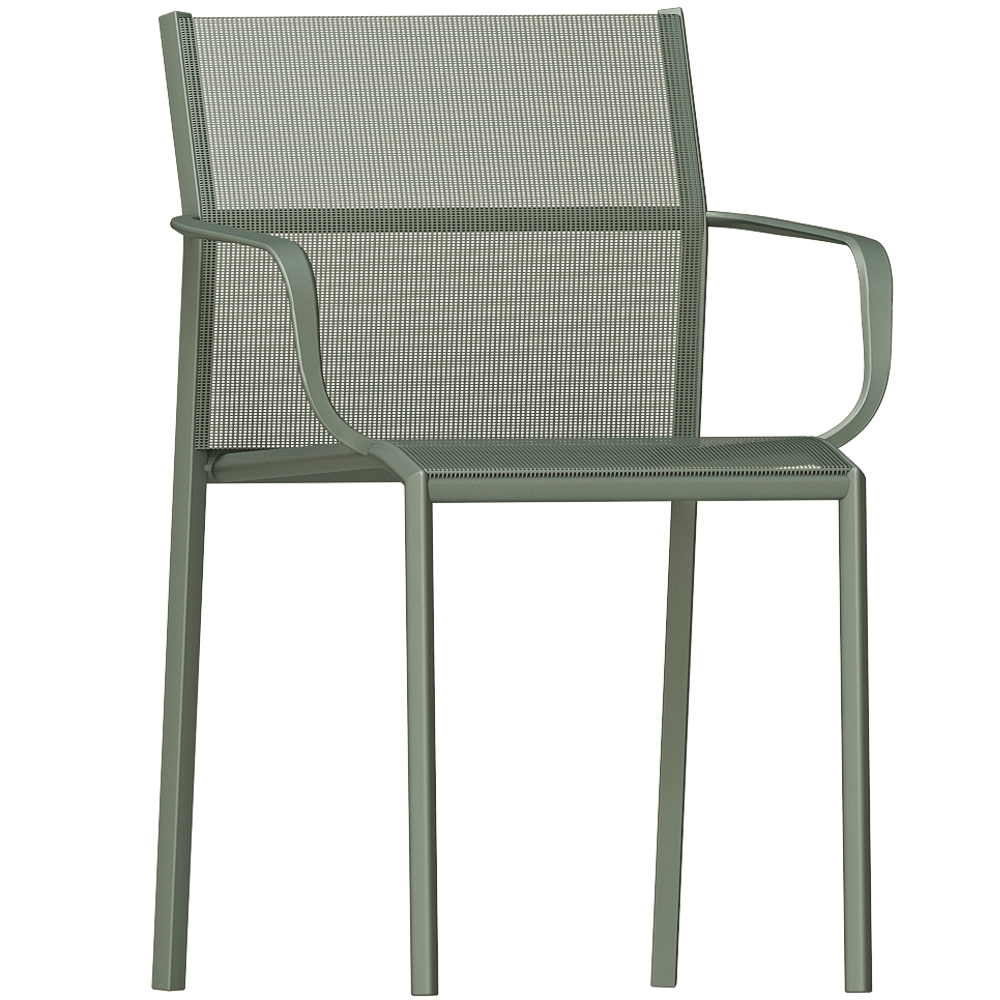 Fermob - Chair Cadiz with armrest 3D Model