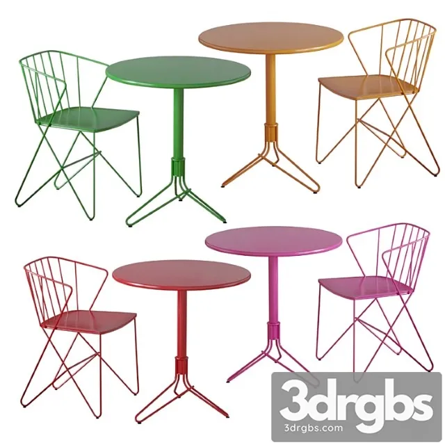 Fermob flower 2 3D Model Free