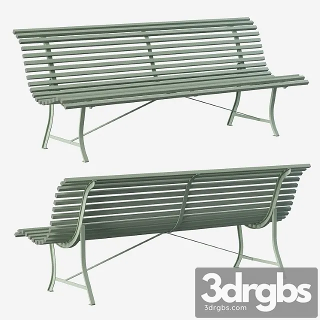 Fermob louisiane bench 3D Model Free