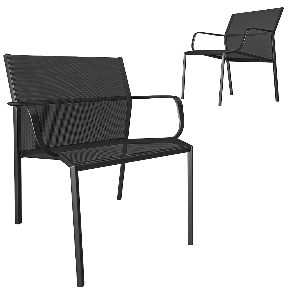 Fermob - Low armchair Cadiz 3D Model