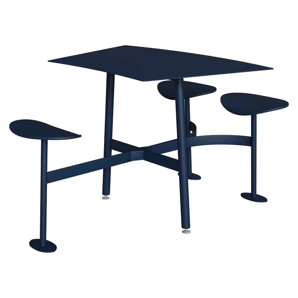 Fermob - Table for public places Bolder 3 3D Model