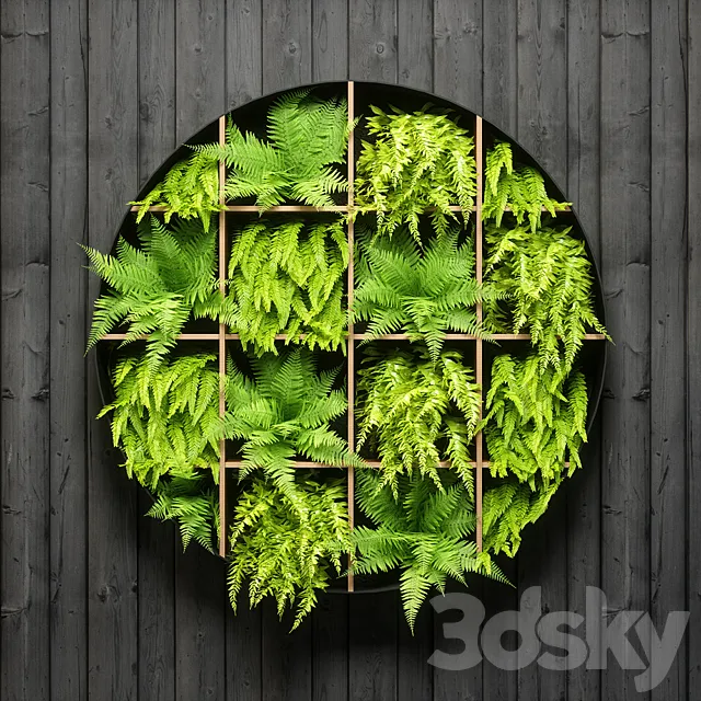 fern wall panel 3D Model