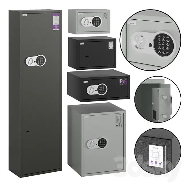 Ferocon Safe Set 3DModel