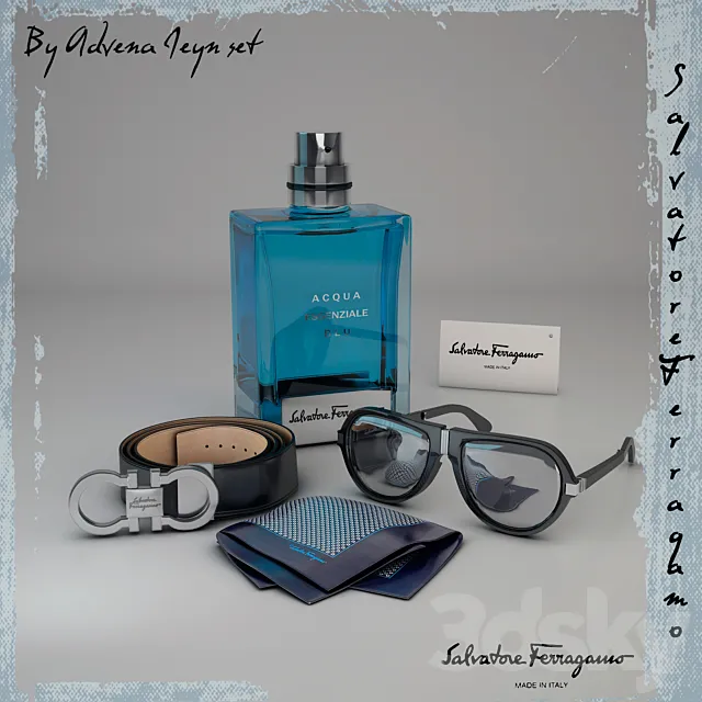 Ferragamo set 3DModel