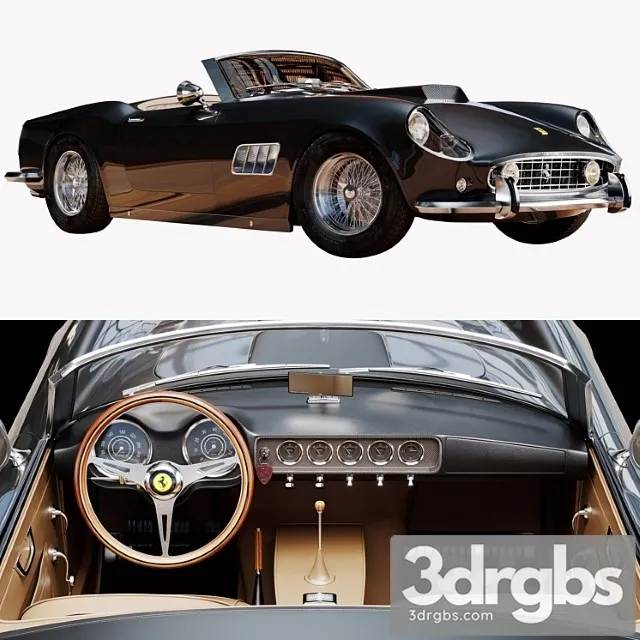 Ferrari 250 GT SWB California Spyder 3D Model Free