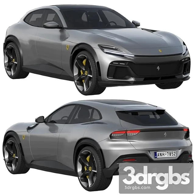 Ferrari Purosangue 3D Model Free