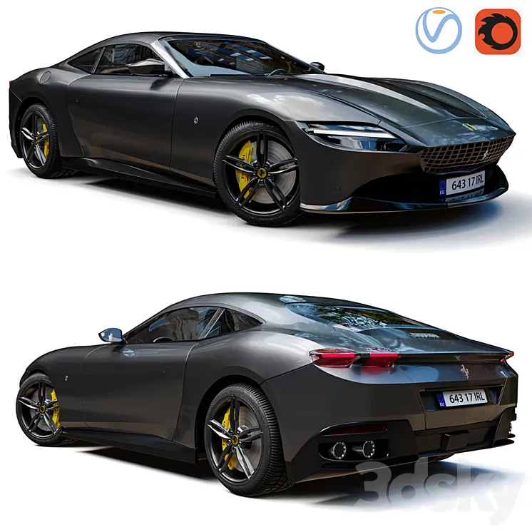 Ferrari Roma 3D Model