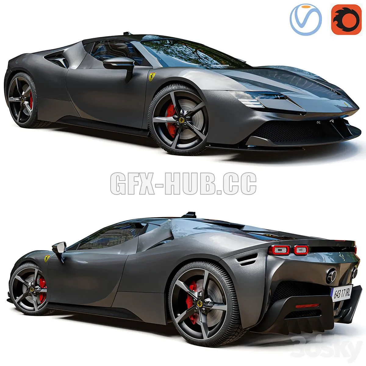 Ferrari SF90 3D Model