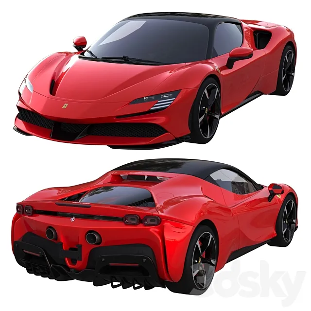 Ferrari SF90 Stradale 3D Model