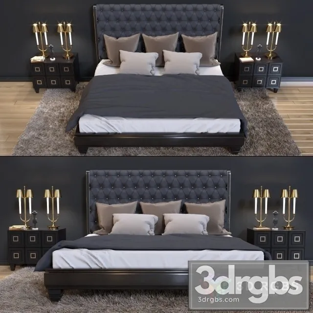 Ferre Home Bed 3D Model Free