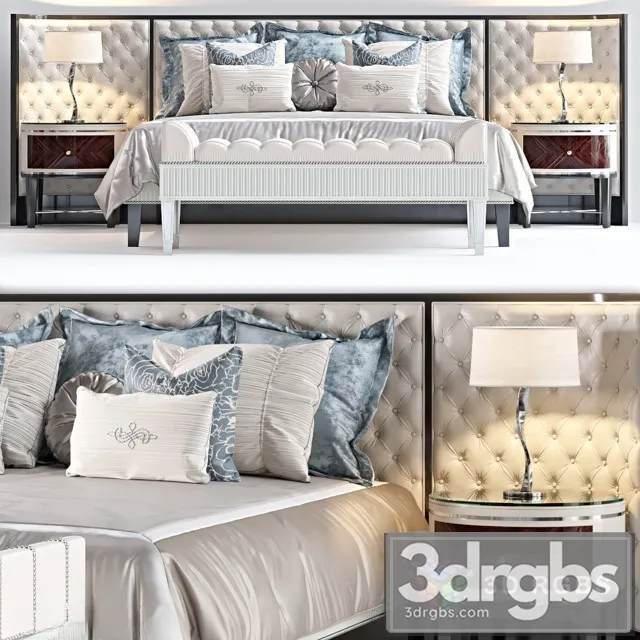 Ferris Rafauli Bed 03 3D Model Free