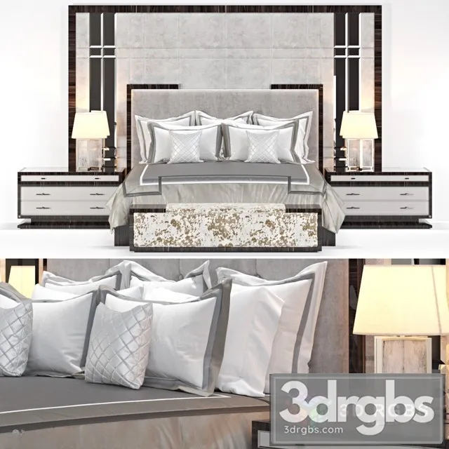 Ferris Rafauli Bed 3D Model Free