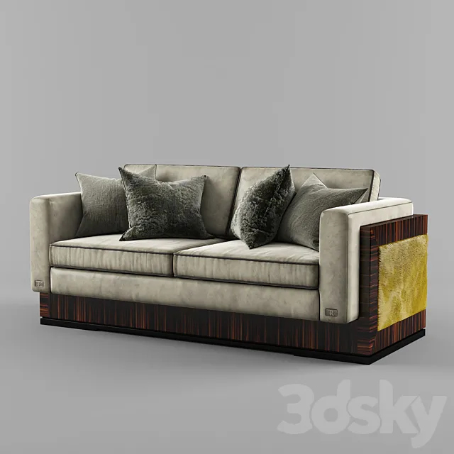 Ferris Rafauli sofa 3D Model