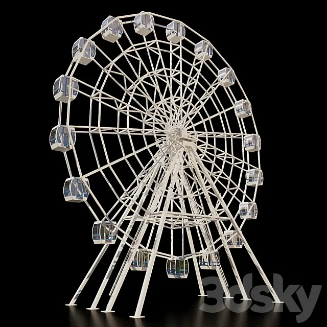 Ferris wheel 3D Model