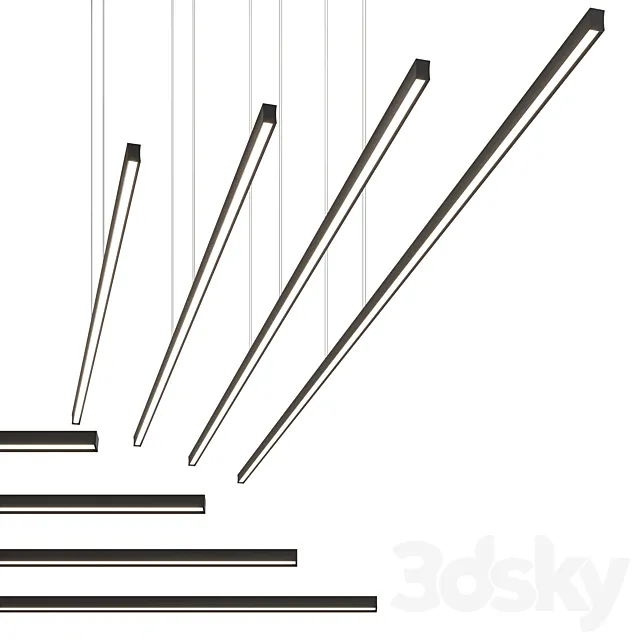 Ferrolight Sunsister Pendant Lamps 3D Model