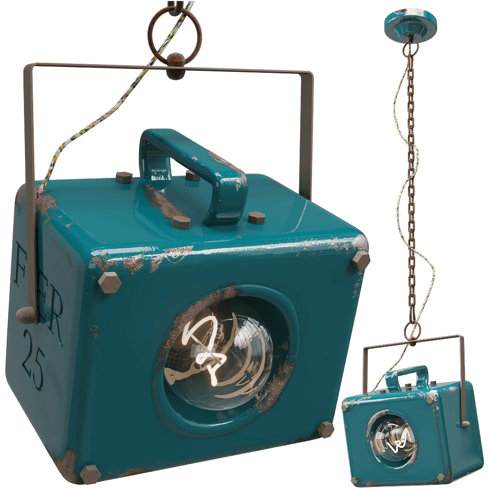 Ferroluce - Pendant lamp C1650 3D Model