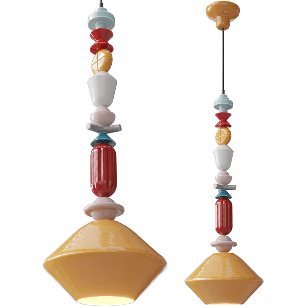 Ferroluce - Pendant lamp Lariat C2512 3D Model