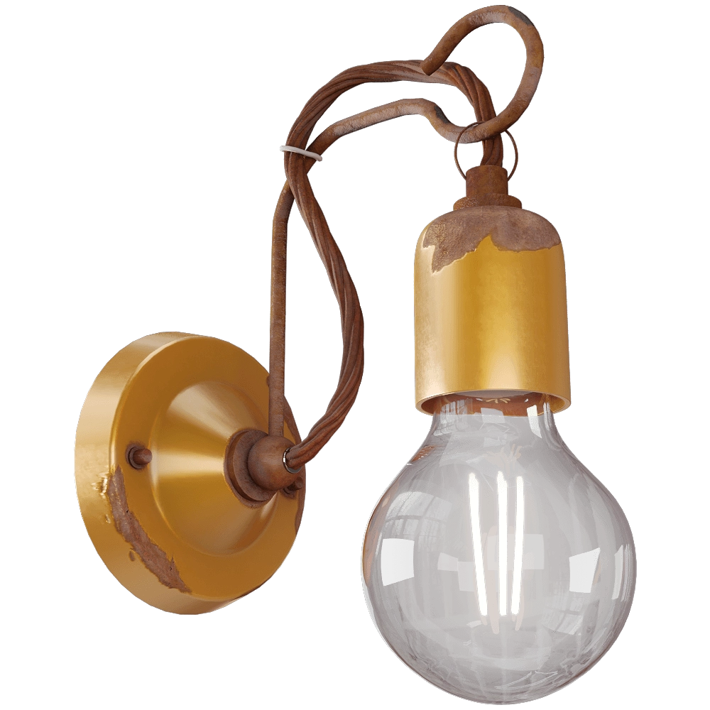 Ferroluce - Wall lamp Vintage C665 3D Model