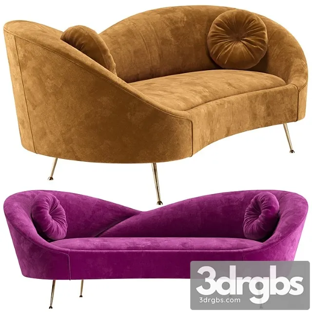 Fever sofa 2 3D Model Free