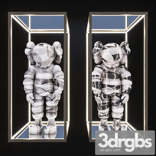 Fi Kaws What Party 3D Model Free