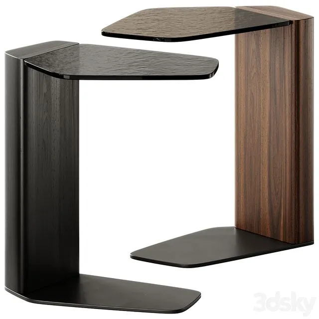 Fiam Italia Stone Coffee Table 3D Model