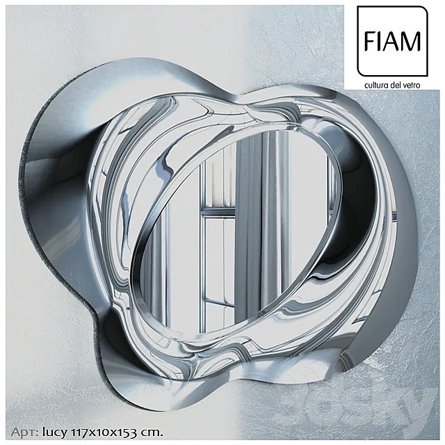 FIAM Mirror - Lucy design Massimiliano e Doriana Fuksas 3D Model