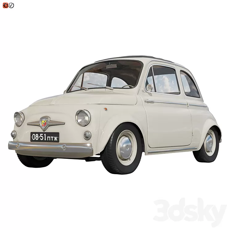 Fiat abarth 500 3D Model