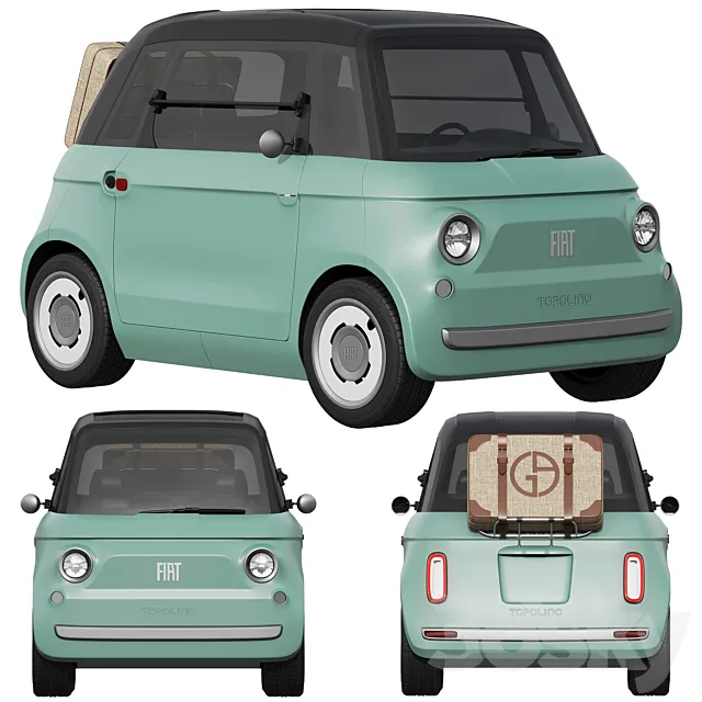 Fiat Topolino 3D Model