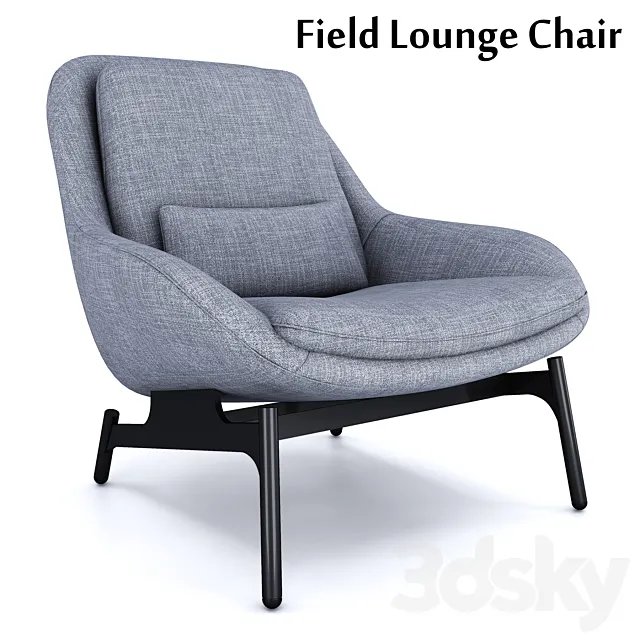 Field Lounge Chair 3D Model