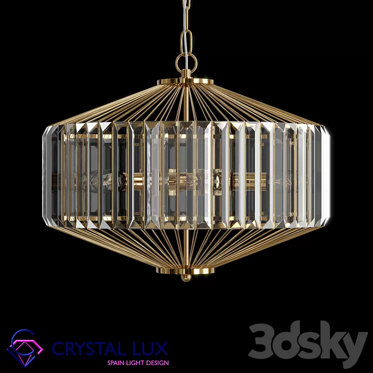 Fiesta SP5 Brass/Chrome/Transparente 3D Model