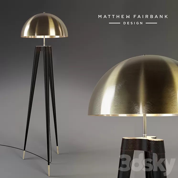 Fife Tripod Lamp 3D Model