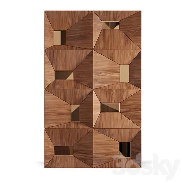 FIFTYFOURMS Talisman Wall Panels 3D Model