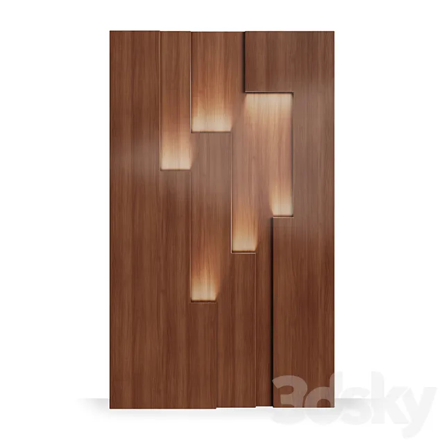 FIFTYFOURMS Tetris Wall Panels 3D Model