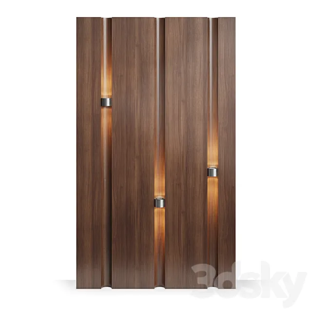 FIFTYFOURMS Wall panels Lux 3D Model