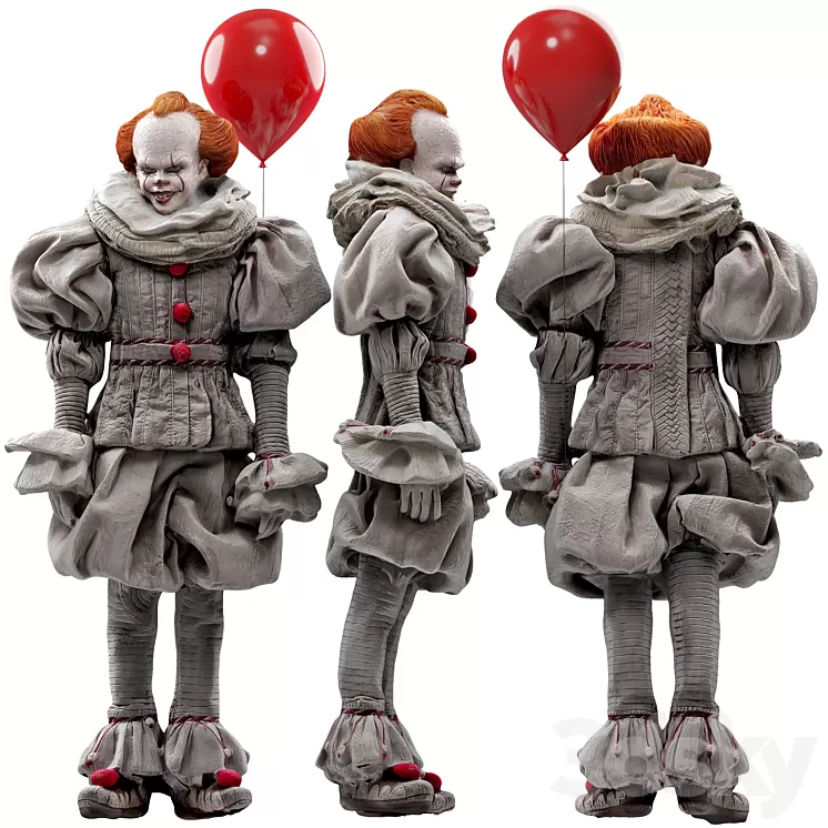 figures INART Pennywise IT 3D Model