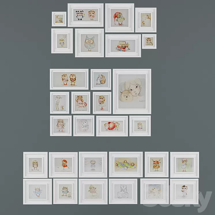 Figures Inga Palzer 3D Model