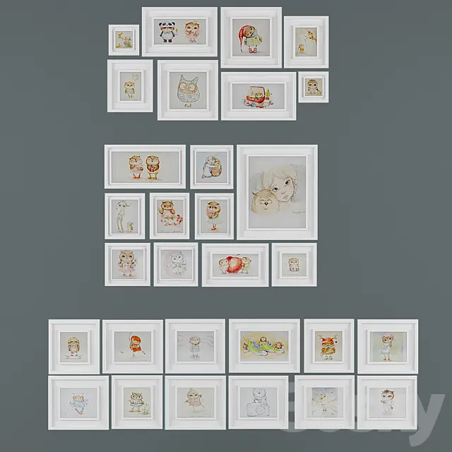 Figures Inga Palzer 3DModel