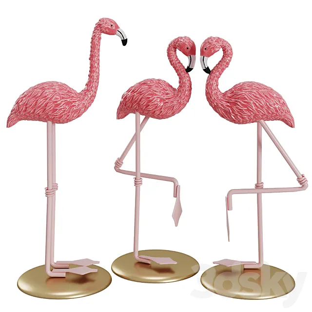 Figurine _flamingo 3DModel