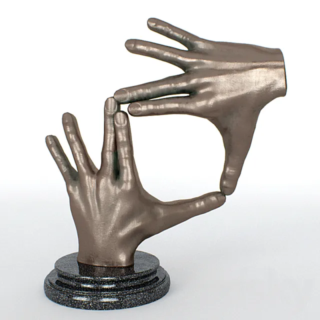 Figurine - bronze hands 3DModel