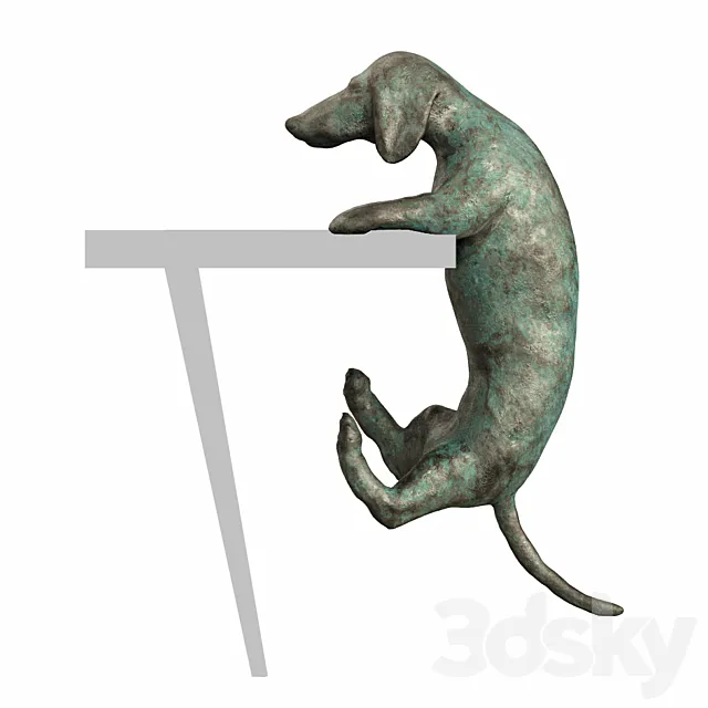 Figurine dachshund 3DModel