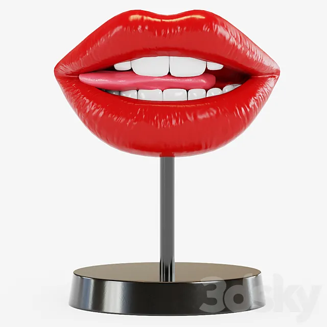 Figurine lips 3DModel