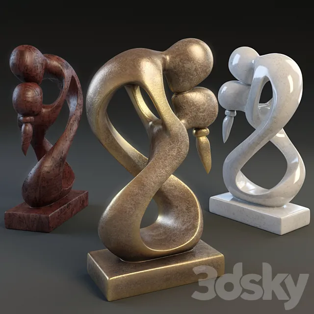Figurine "Lovers" 3D Model
