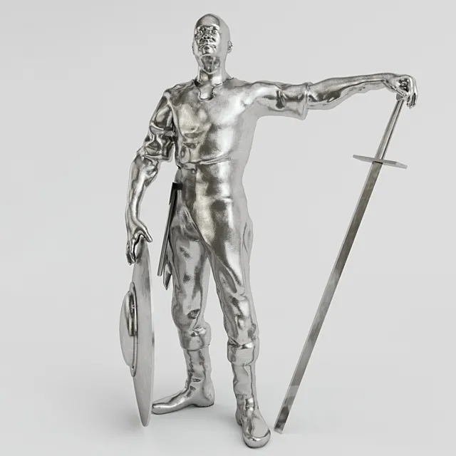 Figurine Viking 3D Model