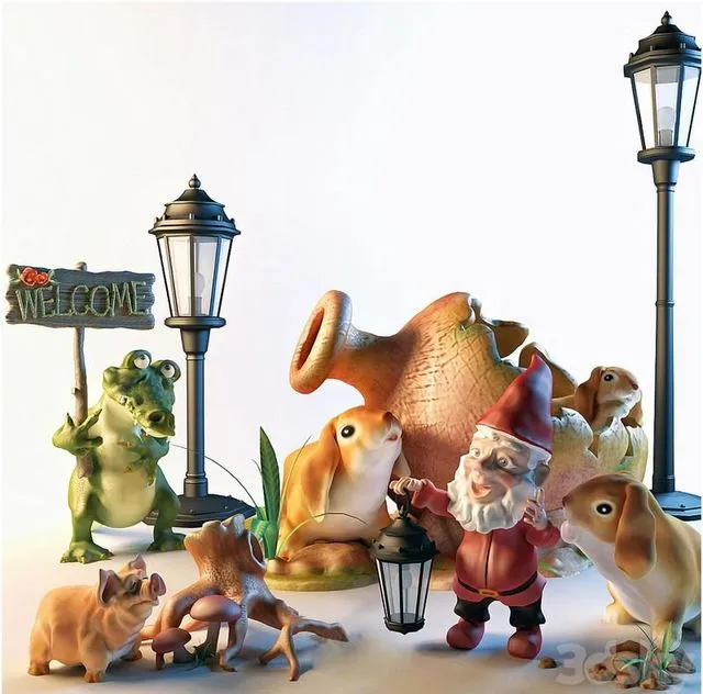 Figurines 3D Model