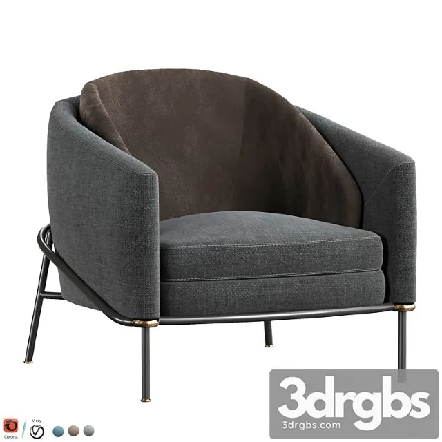 Fil Noir Armchair 3D Model Free